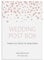 PMPrinted Blush Confetti Personalised Wedding Post Box Table Sign Available In A5, A4 Or A3