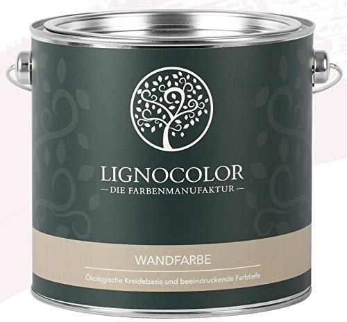 Lignocolor Wandfarbe Innenfarbe Deckenfarbe Kreidefarbe edelmatt 2,5 L (Porcelain)