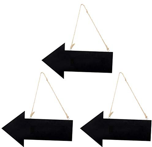 Supvox 3pcs hängende Tafel-Zeichen, hölzerne Pfeil-hängende Zeichen für Party und Dekoration