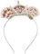 Funny Fashion Haarreif Meerjungfrau | Kopfschmuck mit Muscheln und Perlen für Fasching & Karneval | Meerjungfrauen-Krone als Accessoire | Meereswelten Zubehör