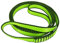 FOSER 18mm Nylon-Schlingenläufer, hochfestes Nylon Seil, zum Yoga-Hängematte, Wandern, Erstellen von Ankersystemen, Downhill (Green(1pcs), 120cm/48in)