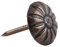 Tachuelas de tapicería de 100 Piezas, Clavos de tapicería, Clavos de Bronce para Muebles, Clavos Decorativos, Clavos, alfileres de Pulgar para sofá, sillón Cama(Verde 10 * 14 mm)