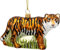 SIKORA Tiger besondere Weihnachtskugel Glas Christbaumschmuck Deko Figur Weihnachten Anhänger Ornament - Meisterstücke - BS742