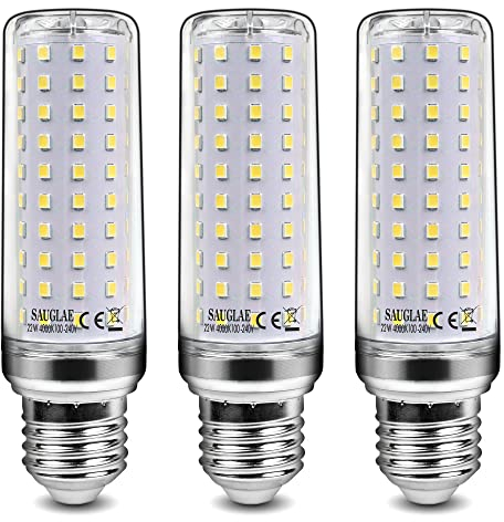 SAUGLAE Ampoules LED 22W, Équivalent 180W Ampoule Incandescente, 2500Lm, 4000K Blanc Neutre, Ampoules à Vis Edison E27, 3 Pièces