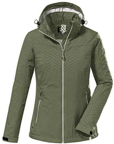 Killtec Damen Softshelljacke mit abzippbarer Kapuze KOS 176 WMN SFTSHLL JCKT, oliv, 42, 38390-000