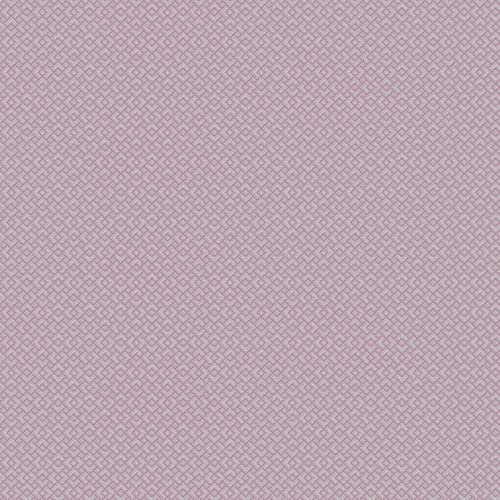 Papier peint géométrique violet clair | Tapisserie chambre violette géométrique | Papier peint motif argenté pour couloir