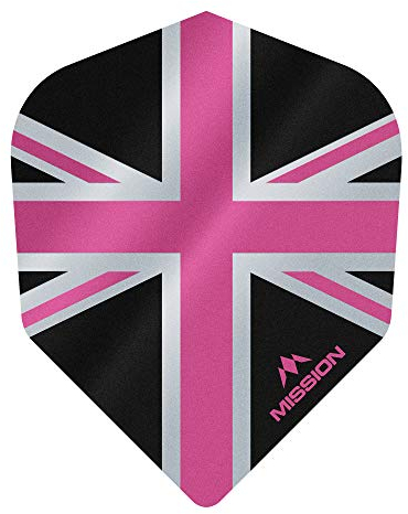 Mission Darts Alliance Dart-Flights, extra stark, 100 Mikron, Standard Nr. 6, Violett, 3 Sets mit 3 Flights (3 x F3101)