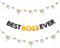 Big Dot of Happiness Happy Boss's Day – Best Boss Ever Brief Banner Dekoration – 36 Banner Ausschnitte und Best Boss Ever Banner Buchstaben