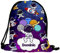 Kinder Turnbeutel mit Namen Beutel Fullprint Tasche Gymsac Jutebeutel Print Bag Fitness Junge Mädchen Astronaut Weltall Kosmos [010]