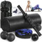 Schaumstoffroller-Set – Rückenrolle mit hoher Dichte, Muskelroller, 2 Fuß Fasziitis-Ball, Dehngurt, Erdnuss-Massageball für Ganzkörper-Physiotherapie und Bewegung, Rückenschmerzen, Beine, tiefes