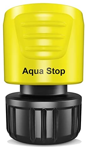 Kärcher Raccordo Tubi Femmina in Plastica Dura con Tecnologia AquaStop, per Tubi da Giardino con Diametro 1/2 - 5/8, Sistema AquaStop per Evitare Fuoriuscite