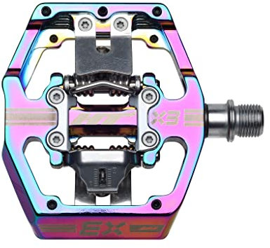 HT Components X3 Clipless Platform Pedale Oil Slick, One Size