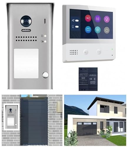 Generico VIDEOCITOFONO 7 POLLICI TOUCH MONOFAMILIARE PROFESSIONALE ASSISTENZA ITALIANA IPERTRONIC