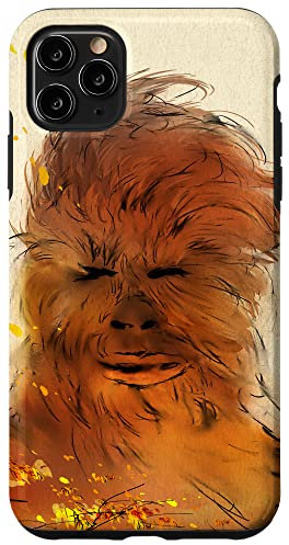 iPhone 11 Pro Max Star Wars Chewbacca Chewie Autumn Watercolor Cream Case
