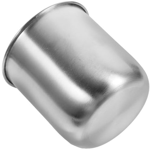 Luxshiny Taza medidora de arroz, cuchara medidora de acero inoxidable, 300 ml, taza medidora de metal para ingredientes secos y líquidos, utensilios de cocina, color plateado