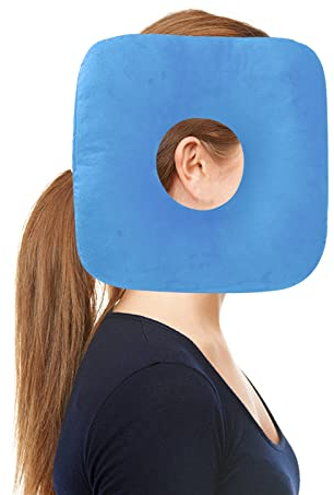 Piercing Kissen mit Loch,Für Ohr gegen Ohrenschmerzen,Donut Kissen,Ohrkissen,Sleepingring für Seitenschläfer zur Schmerzlinderung im Ohr, Kissen Seitenschläfer,Donut Ohrenkissen