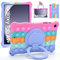 KATUMO Silicone Rotating Tablet Case For Samsung Galaxy Tab A9 Plus / A9 + 11 Inch (SM-X210/X216/X218) Soft Rubber Portable Cover, Funny Back Squeeze Kids Case for Samsung Tablet A9Plus + 11 inch