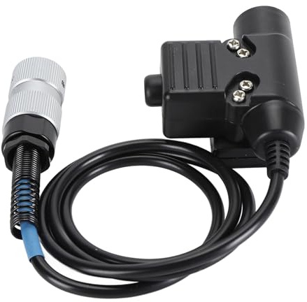 U94 PTT Adapter, U94 6Pin Push to Talk Radio Headset Anschluss für PRC 152 PRC 148 Radio, Ersatz Handfunk Headset Adapter