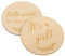 BESTonZON 2St Wachstums-Gedenkkarte Babys jeden Meilenstein Zeichen es photoshooting accessoires fotokarten babyalbum Erinnerungskarten Wachstumsfeierkarten Holz