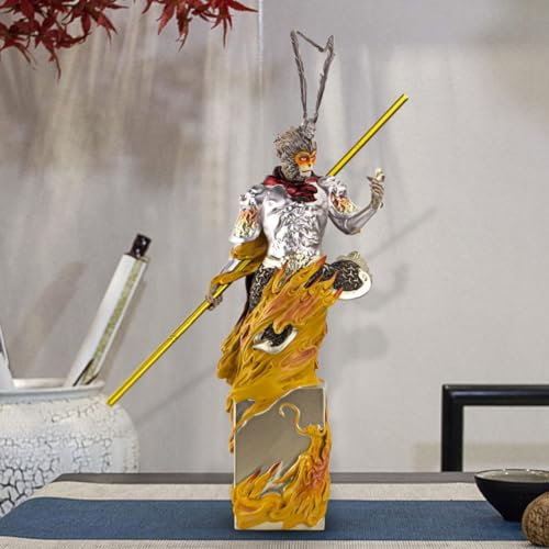 Figurine mythe noire de Goku - Décoration de voiture - Poupée de collection (F 21 x 13 x 33 cm)