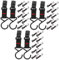 Garneck 45 Stück Outdoor Camping Haken Kleiderbügel Lanyard Haken Outdoor Haken Zelt Laternenhaken Camping Geschirrhaken Kleiderhaken Camping Kleiderhaken Camping Kochgeschirr