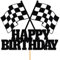 GVSS Cars Cupcake Topper, Glitter Race Car Cake Decoration,Décoration Gâteau Voiture de Course,Decoration Gateau Anniversaire pour Anniversaires d'Soirées à Thème