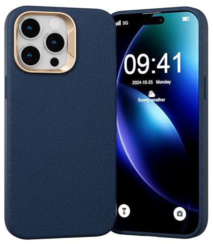 MINUUISCT Compatible for iPhone 13 Pro Max Case Cover Soft TPU Material with Liquid Spray Coating Lens Ring with Plating Stylish Phone Case for iPhone 13 Pro Max,Royal blue