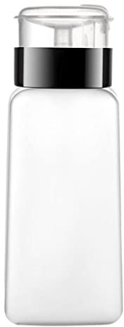 Dissolvant vide pompe distributeurs bouteille de stockage pour vernis à ongles 250ml noir