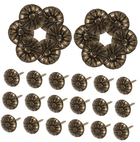 TIDTALEO 1000 Stück Retro-sofa-dekornägel Abs Werkzeug Zum Entfernen Von Polsterklammern Polsterbesatz Panel Schwarze Polsternägel Greifer Teppichnägel Für Treppen Nieten Olive Green Eisen