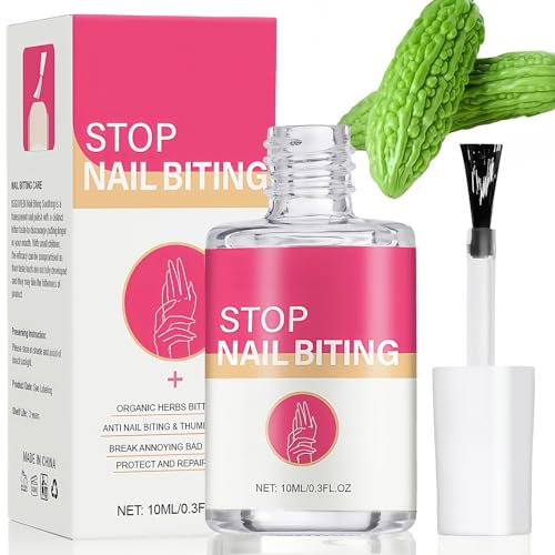 Stop Biting Nails for Children, Nail Biting Prevention for Kids & Adults, Anti Nail Biting Polish, Don't Bite Your Nails, Easy To Apply, nail biting prevention,10ml