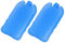 PERSELOSO 2pcs Packs Air Conditioning Fan Ice Crystal Box Storage Bin for Freezer Ice Freeze Fan Cooler Bags for Freezer Ice Blocks Chiller Ice Bucket Fridge Ice Package for Cooler Blue