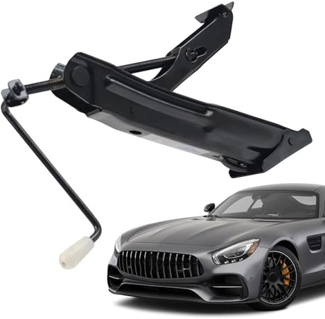Cric Portable, Cric Auto Type Z pour Véhicules, Support Rigide pour Changement De Roue Véhicule Tout Terrain Atelier Garage