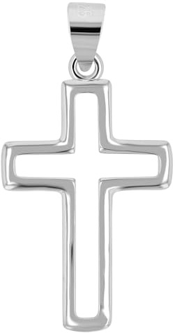 Akzent Anhänger für Damen in 925 Silber, 100% Wasserfest & Hautverträglich