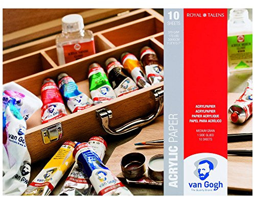 Royal Talens Van Cojín Del Papel De Acrílico Gogh - Tamaños Indicados 11.8 x 15.7