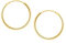 My Gold Damen Mädchen Creolen Ohrringe Gold 333 Echtes Gelbgold (8 Karat) Klein Mini Ø 13mm Goldohrringe Sunset shiny C-04109-G301