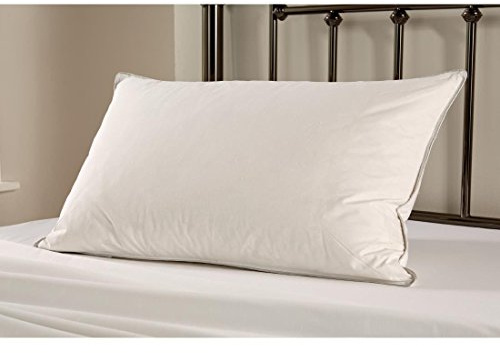Mitre Microfibre Pillow 100% Cotton Cover 233 Thread Count Feels Like Down - Firm - Fire Retardant | Fire retardant properties meet commercial safety standards, offering hotel-grade comfort with a cotton casing.