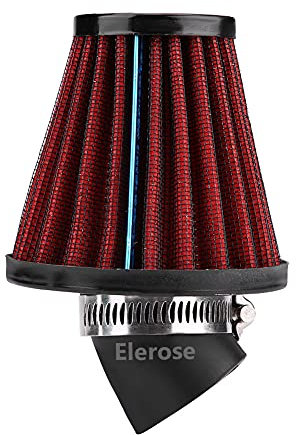 Filtri aria per moto Filtro Aria Aspirapolvere filtro aria conico Filtro aria curvo Testa di fungo Pulizia del filtro della presa d'aria 45 gradi Universale Motocicletta