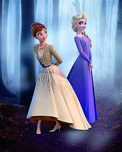 Komar Disney Wandbild Frozen Wood Walk | Kinderzimmer, Babyzimmer, Dekoration, Kunstdruck | ohne Rahmen | WB065-40x50 | Größe: 40 x 50 cm (Breite x Höhe), Bunt