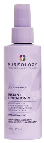 Pureology Style + Protect Instant Levitation Mist For Fine, Color-Treated Hair - Volumizes Without Weighing Down, Sulfate-Free & Vegan