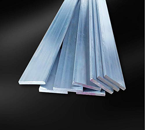 TEN-HIGH hierro plano aluminio 20 mm de ancho para conductividad eléctrica dedicada, 3 mm de grosor, 1 m de longitud, LMY Bus de aluminio