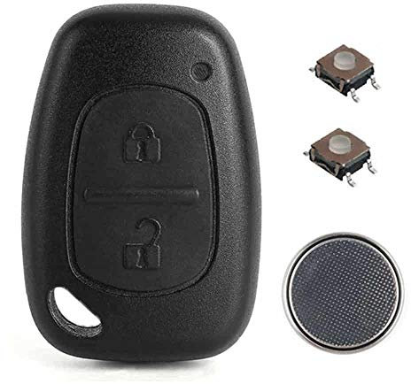 DIY Repair Kit for Vauxhall Opel Vivaro Movano Van 2 Button Remote Key Fob