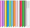 ALINK 12 Stück Bubble Tea Strohhalme, farbige wiederverwendbare Strohhalme mit 2 Reinigungsbürsten Strohspitzen, extra breite wiederverwendbare Saftstrohhalme und Boba Strohhalme (13mm x 26cm)