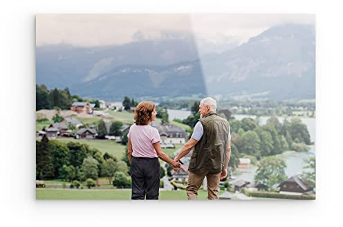 PICANOVA Acryl–Wandbild – Ihr Foto auf Acrylglas – Personalisiertes Glasbild – Bild mit Foto –Personalisierte Wanddeko – Wandbild mit Wunschmotiv – Fotogeschenk – 15x10cm