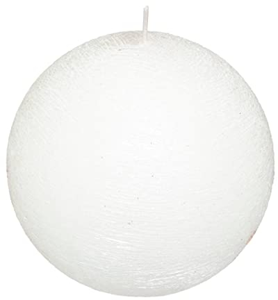 Feeric lights & christmas - Kugelkerze bürste weiß 10cm