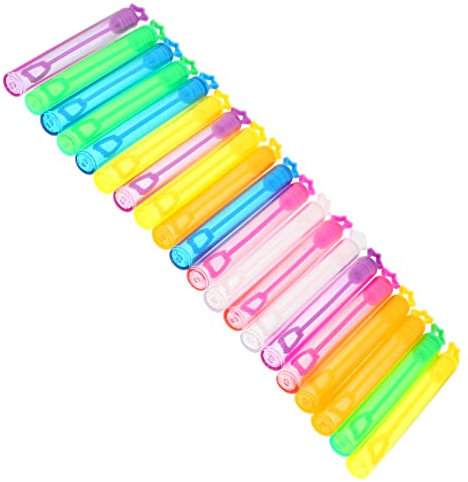 NOLITOY Seifenblasen Mini Leere Mini-Blasenstäbe 20 Stück Mini-Blasenstäbe Kinderblasenmacher Spielzeug Für Partygeschenke Karnevalspreise Geschenke Zufällige Farbe 1 Seifenblase