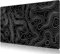 Anpollo Tappetino per mouse Large Gmaing con bordi cuciti, tessuto a microtessitura superiore, base antiscivolo, dimensioni 35,4 X 15,7X 0,12 pollici - contorno topografico nero