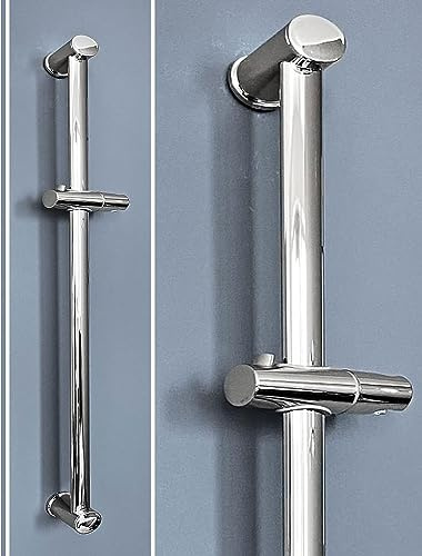 Gulfstream Komfort Duschstange für Duschkopf Handbrause Duschstange mit Schiebehalter (Stella B-Mod.600mm)