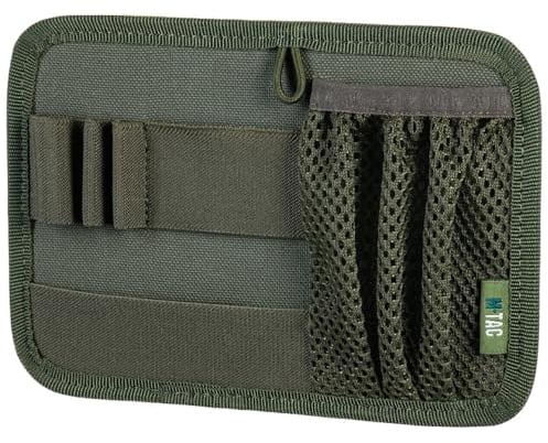M-Tac Taktischer Tascheneinsatz, modularer Organizer, Utility Admin-Tasche, Hakenverschlüsse – Schlüsselhalter (Ranger Green)