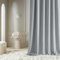 ROOM99 Vorhang mit Silberen Ösen Aura 140 x 240 cm Breite x Höhe Schiebegardinen Modern Curtain Wohnzimmer Schlafzimmer Hellgrau, 1 Stück