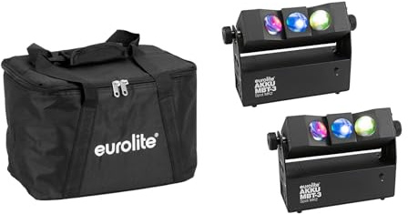 EUROLITE Set 2x AKKU MBT-3 Spot MK2 + Soft-Bag